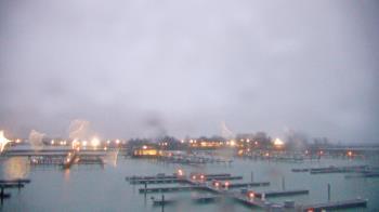 Weather camera view of Waukegan Harbor and Marina.