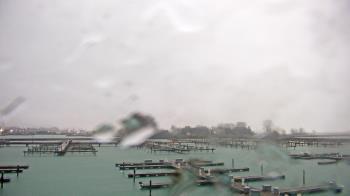 Weather camera view of Waukegan Harbor and Marina.