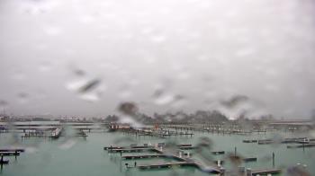 Weather camera view of Waukegan Harbor and Marina.