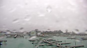 Weather camera view of Waukegan Harbor and Marina.