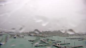 Weather camera view of Waukegan Harbor and Marina.