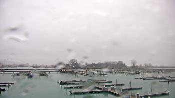 Weather camera view of Waukegan Harbor and Marina.