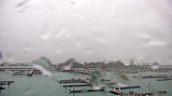 Weather camera view of Waukegan Harbor and Marina.