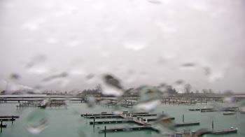 Weather camera view of Waukegan Harbor and Marina.
