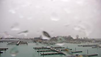 Weather camera view of Waukegan Harbor and Marina.