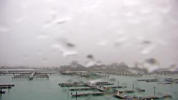 Weather camera view of Waukegan Harbor and Marina.