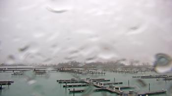 Weather camera view of Waukegan Harbor and Marina.
