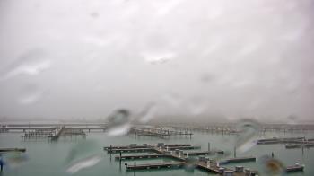 Weather camera view of Waukegan Harbor and Marina.