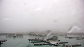 Weather camera view of Waukegan Harbor and Marina.