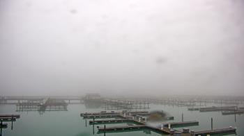 Weather camera view of Waukegan Harbor and Marina.