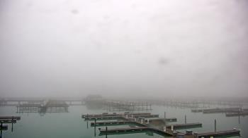 Weather camera view of Waukegan Harbor and Marina.