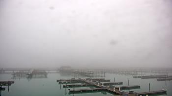 Weather camera view of Waukegan Harbor and Marina.