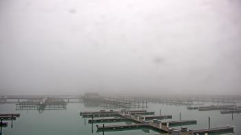 Weather camera view of Waukegan Harbor and Marina.