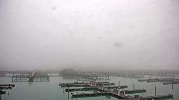 Weather camera view of Waukegan Harbor and Marina.