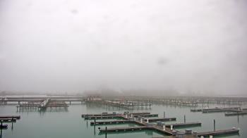 Weather camera view of Waukegan Harbor and Marina.