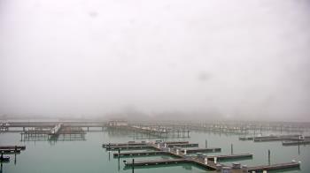 Weather camera view of Waukegan Harbor and Marina.
