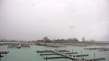 Weather camera view of Waukegan Harbor and Marina.