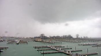 Weather camera view of Waukegan Harbor and Marina.