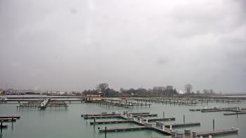 Weather camera view of Waukegan Harbor and Marina.
