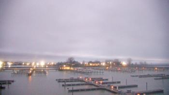 Weather camera view of Waukegan Harbor and Marina.