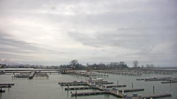 Weather camera view of Waukegan Harbor and Marina.