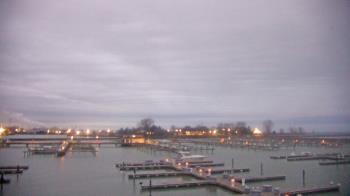 Weather camera view of Waukegan Harbor and Marina.