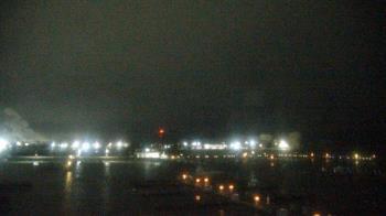 Weather camera view of Waukegan Harbor and Marina.