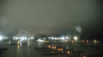 Weather camera view of Waukegan Harbor and Marina.