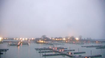 Weather camera view of Waukegan Harbor and Marina.