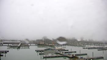 Weather camera view of Waukegan Harbor and Marina.
