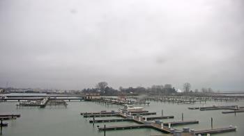 Weather camera view of Waukegan Harbor and Marina.