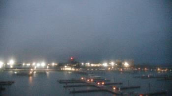Weather camera view of Waukegan Harbor and Marina.