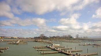 Weather camera view of Waukegan Harbor and Marina.