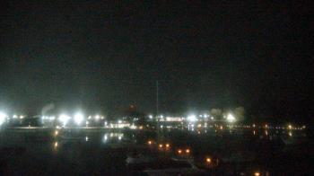 Weather camera view of Waukegan Harbor and Marina.