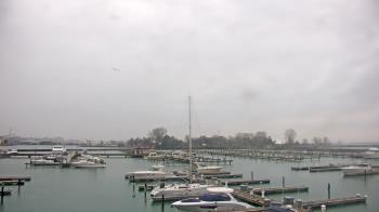 Weather camera view of Waukegan Harbor and Marina.