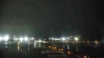 Weather camera view of Waukegan Harbor and Marina.