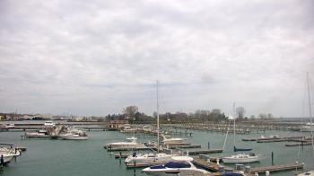 Weather camera view of Waukegan Harbor and Marina.