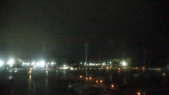 Weather camera view of Waukegan Harbor and Marina.