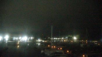 Weather camera view of Waukegan Harbor and Marina.