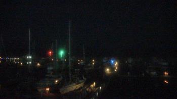 Weather camera view of Waukegan Harbor and Marina.
