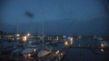 Weather camera view of Waukegan Harbor and Marina.