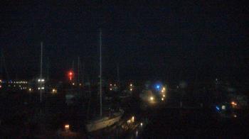 Weather camera view of Waukegan Harbor and Marina.