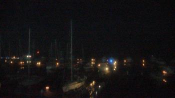 Weather camera view of Waukegan Harbor and Marina.