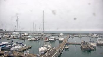 Weather camera view of Waukegan Harbor and Marina.
