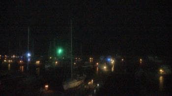 Weather camera view of Waukegan Harbor and Marina.