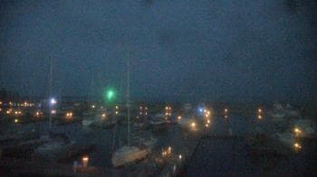 Weather camera view of Waukegan Harbor and Marina.