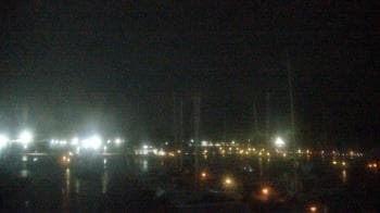 Weather camera view of Waukegan Harbor and Marina.