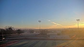 Weather camera view of Waldron HS.