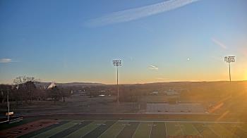 Weather camera view of Waldron HS.