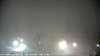 Weather camera view of Wintergreen Mtn. at 3600 ft. elev..